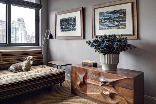 Apartamento Alan Wanzenberg (Foto: Bruce Buck / The New York Times)