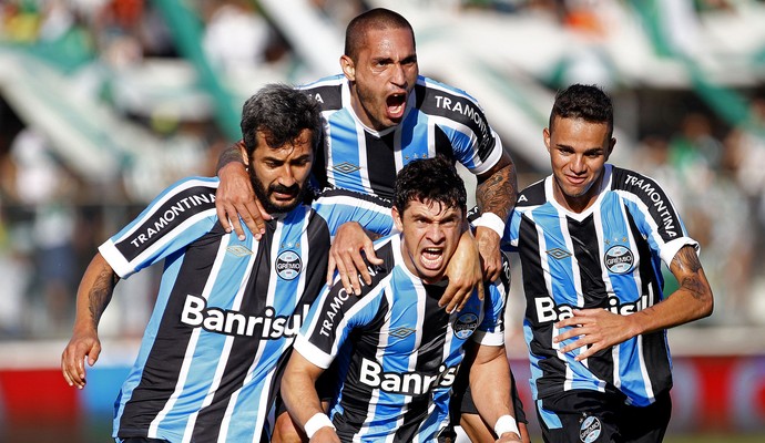 Gol Grêmio Juventude (Foto: Lucas Uebel/Grêmio)