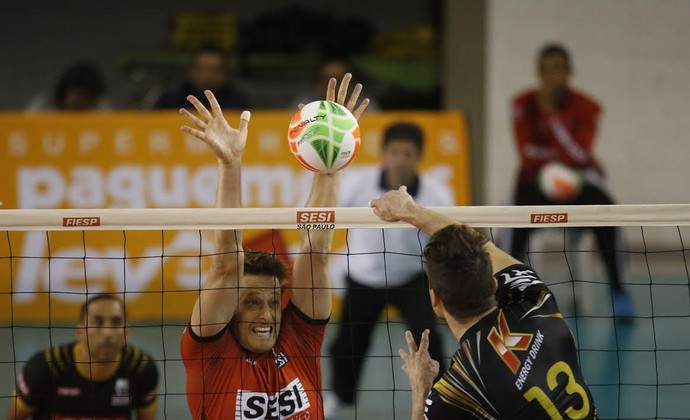 Sesi x Campinas vôlei Campeonato Paulista (Foto: Divulgação / Brasil Kirin)