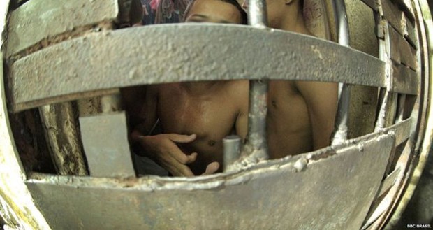 Fotos exclusivas mostram que alguns presos vivem em condições duras no presídio de Pedrinhas (Foto: BBC Brasil)