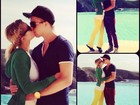 Só love! Paris Hilton posta fotos aos beijos com o namorado