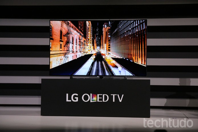 TVs OLED 4K (Foto: Fabrício Vitorino/ TechTudo) TVs OLED 4K (Foto: Fabrício Vitorino/ TechTudo)