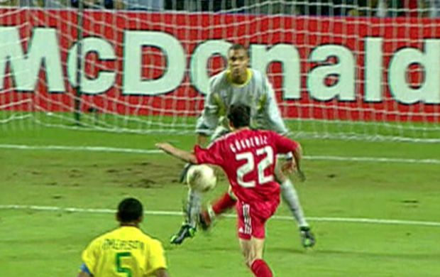 Brasil x Turquia, Copa das Confederações 2003 (Foto: Reprodução/SporTV)