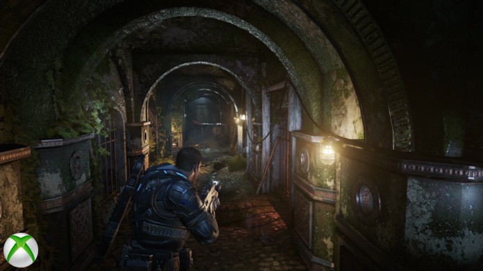 Em algumas cenas de Gears of War 4 a diferença entre versões é praticamente imperceptível (Foto: Reprodução/Hardcore Gamer)