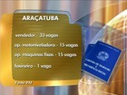 Secretaria do Trabalho oferece 70 vagas de emprego em Araçatuba
