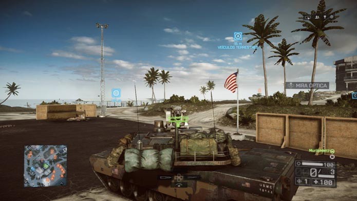 Battlefield 4: como experimentar armas e veículos no Campo de Treinamento Tanque