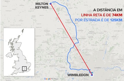 MAPA AFC Wimbledon (Foto: Editoria de Arte)