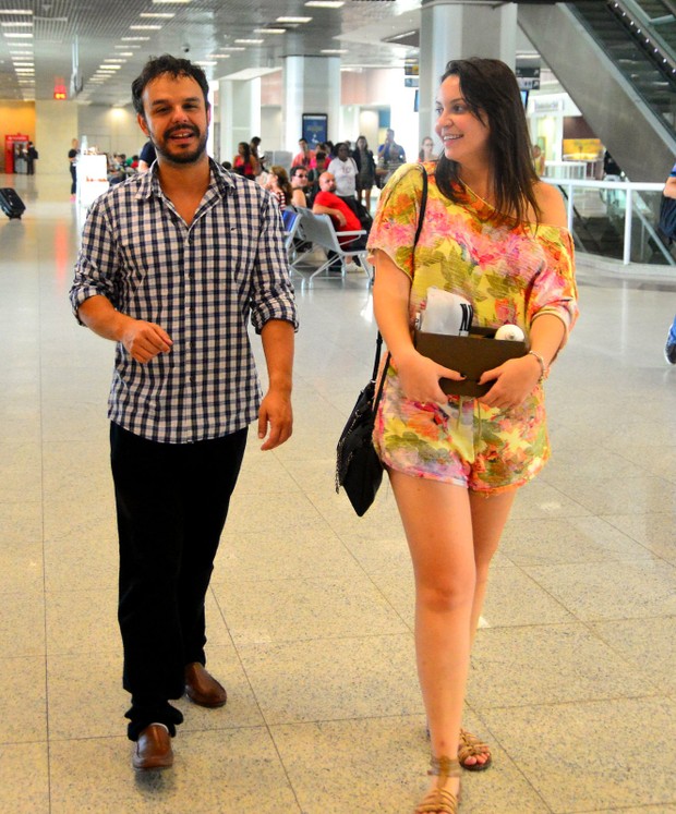 Adrilles no aeroporto Santos Dumont (Foto: William Oda / AgNews)