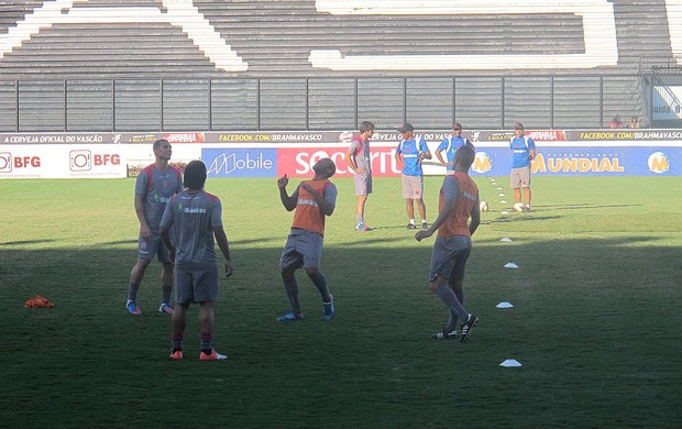 Jogadores treinando, Vasco (Foto: André Casado / Globoesporte.com)