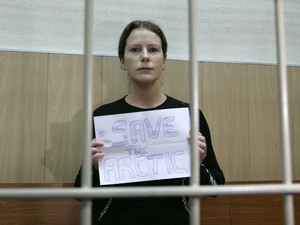 Ana Paula Maciel, brasileira detida na Rússia (Foto: AFP)