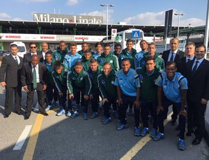 Na Europa, sub-20 do Palmeiras faz amistoso contra o Inter de Milão