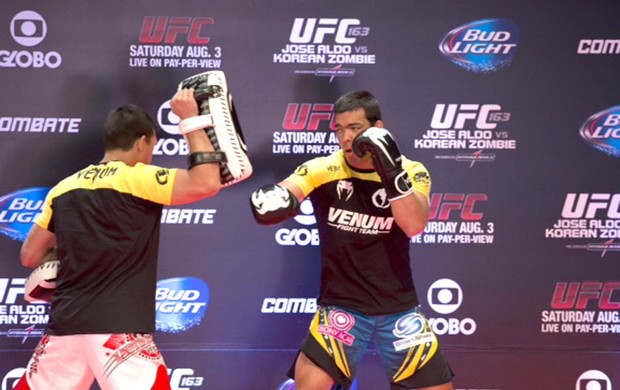 Lyoto Machida Treino UFC Rio (Foto: Andre Durão)