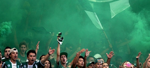 Torcida do Coritiba no Estádio Couto Pereira, no Atletiba, pelo Campeonato Paranaense (Foto: Site oficial do Coritiba/Divulgação)