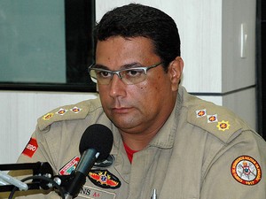 Major Marcelo Lins (Foto: Daniel Peixoto/G1)