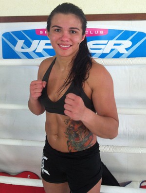 Cláudia Gadelha, lutadora de MMA do Invicta FC (Foto: Ana Hissa/SporTV.com)