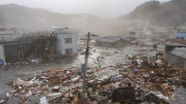 Destruição provocada pelo tsunami de 2011 (Foto: Shinpei Kikuchi)