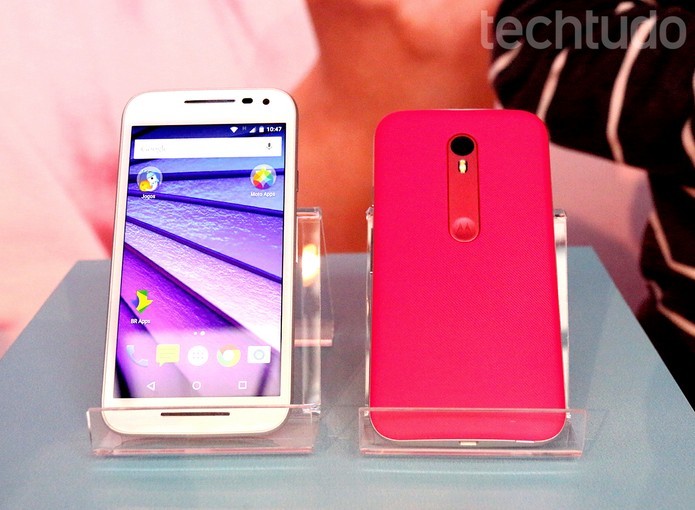 Moto G 3 tem várias opções de cor com o Moto Maker (Foto: Nicolly Vimercate/TechTudo)