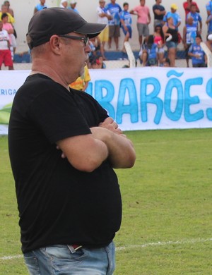 Pedro Manta - técnico do Parnahyba (Foto: Emanuele Madeira/GLOBOESPORTE.COM)