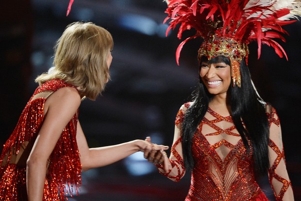 Taylor Swift e Nicki Minaj  (Foto: Getty Images / AFP)