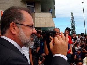 Marcelo Nilo em Salvador (Foto: Lílian Marques/ G1)