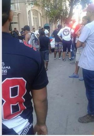 Vasco São Januário protesto torcida (Foto: Reprodução)