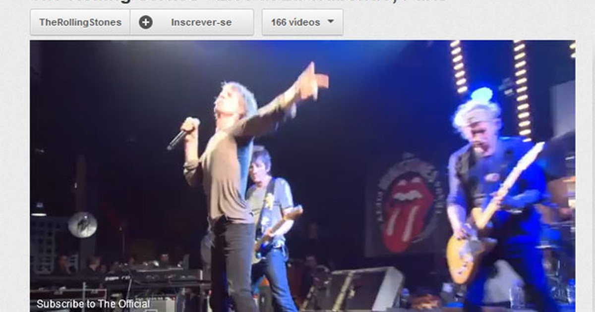 G1 - Vídeos Mostram Show Surpresa Do Rolling Stones Em Paris - Notícias ...