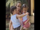 Pedro Scooby mostra momentos fofos com Luana Piovani e os filhos