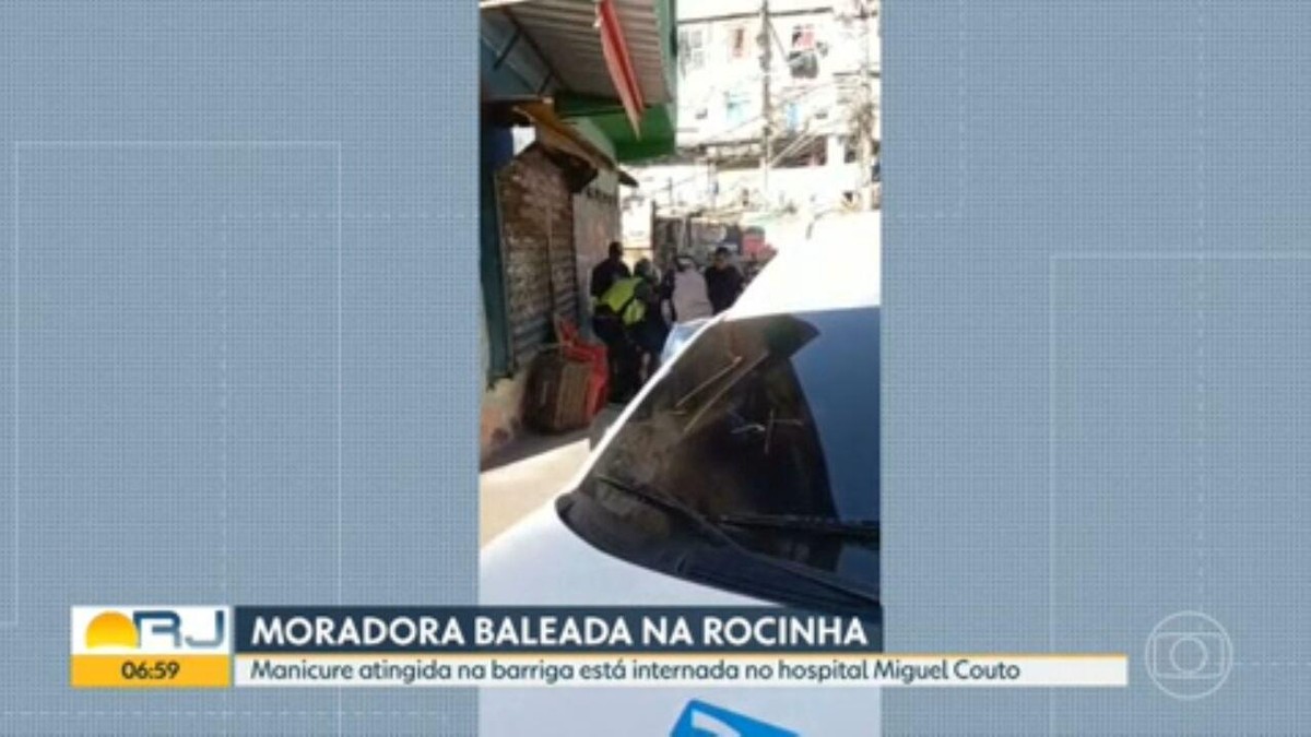 Imagens Mostram Socorro A Mulher Atingida Por Bala Perdida Na Rocinha