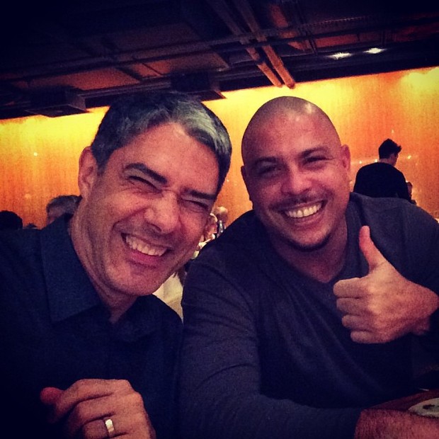 William Bonner e Ronaldo (Foto: Reprodução/Instagram)