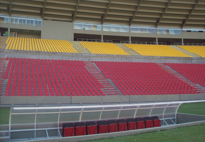 Setores 4 e coberto do Estádio Castelão, em São Luís-MA (Foto: João Ricardo/Globoesporte.com)