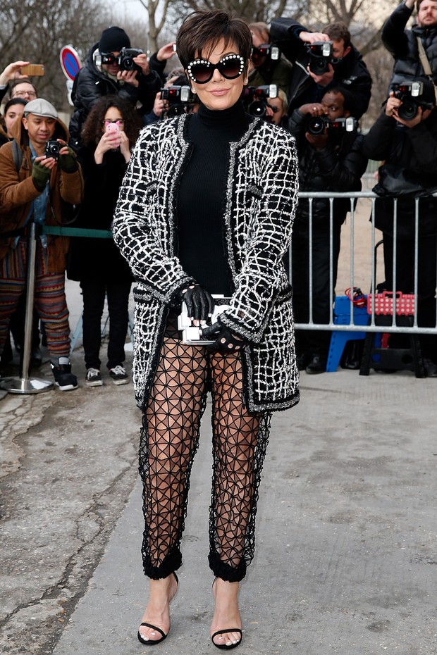 Desfile Chanel - Kris Jenner (Foto: Getty Images)