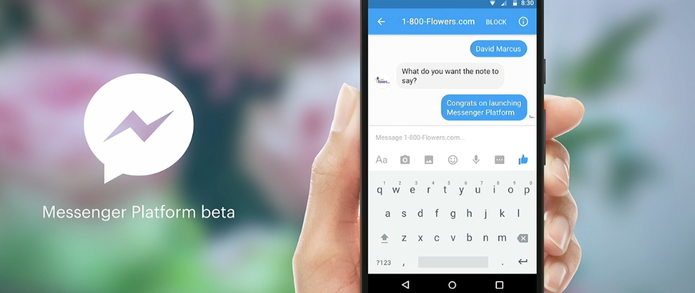 Facebook lança oficialmente a Messenger Platform para bots no mensageiro da rede social (Foto: Divulgação/Facebook)