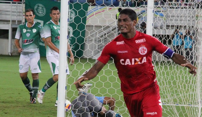 Max - atacante do América-RN (Foto: Fabiano de Oliveira)