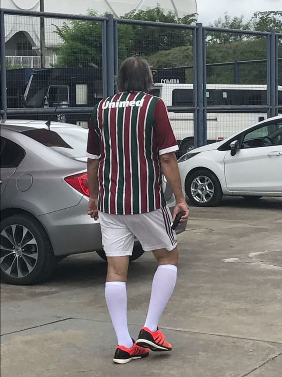 Ivan torcedor do Fluminense NBB Vasco x Fluminense (Foto: Thierry Gozzer / GloboEsporte.com)
