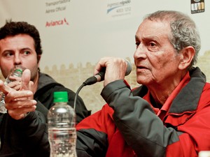 Marcelo Galvão e Nelson Xavier falam sobre filme "A Despedida" (Foto: Cleiton Thiele/PressPhoto)