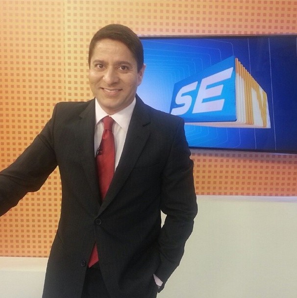 Ricardo Marques, apresentador do SETV 2ª Edição (Foto: Divulgação / TV Sergipe)