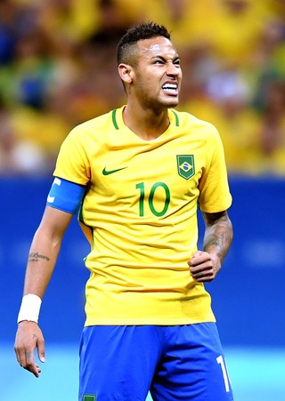 Neymar, Brasil X Iraque (Foto: Agência AFP)