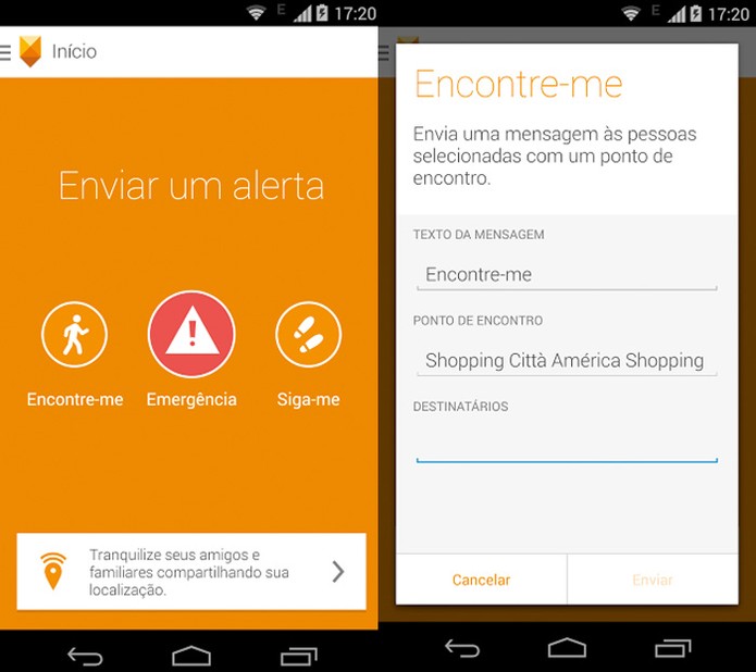 Motorola Alerta rodando no novo Moto G (Foto: Reprodução)