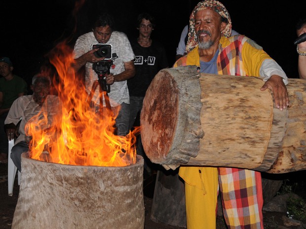 Tradicional Queima dos Tambores é ritual que surgiu do processo de fabricação dos instrumentos (Foto: Divulgação/Prefeitura de Palmas)