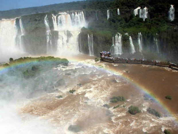 Passaram pela reserva 13.994 visitantes das 8h às 17h (Foto: Cataratas do Iguaçu S.A. / Divulgação)