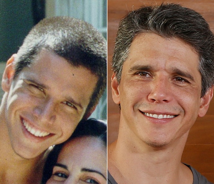Márcio Garcia foi Luiz Carlos, irmão de Nice (Foto: TV Globo e Fábio Rocha / Gshow)