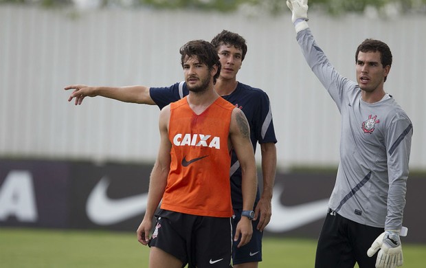 Alexandre Pato treino Corinthians (Foto: Daniel Augusto Jr/Ag. Corinthians)