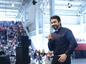 Evento religioso com Padre Fábio de Melo reúne 170 mil no interior de SP (Foto: Wesley Almeida/Canção Nova)