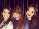 Maquiadas, Rafaella Santos e Bruna Marquezine badalam juntas