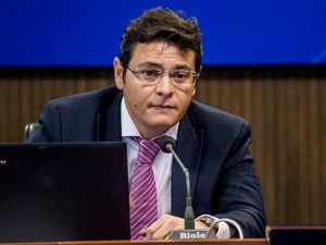 Fábio Galindo, do MP-MG, é secretário de Segurança Pública de MT  (Foto: Rafaella Zanol/Gcom-MT)