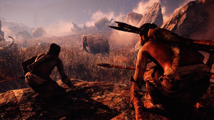 Far Cry Primal: caçar animais e coletar matéria-prima são tarefas essenciais para sobreviver (Foto: Reprodução/Victor Teixeira)