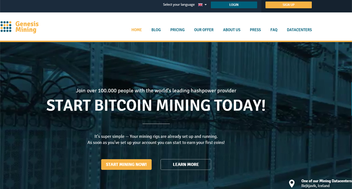 minerar bitcoins na nuvem