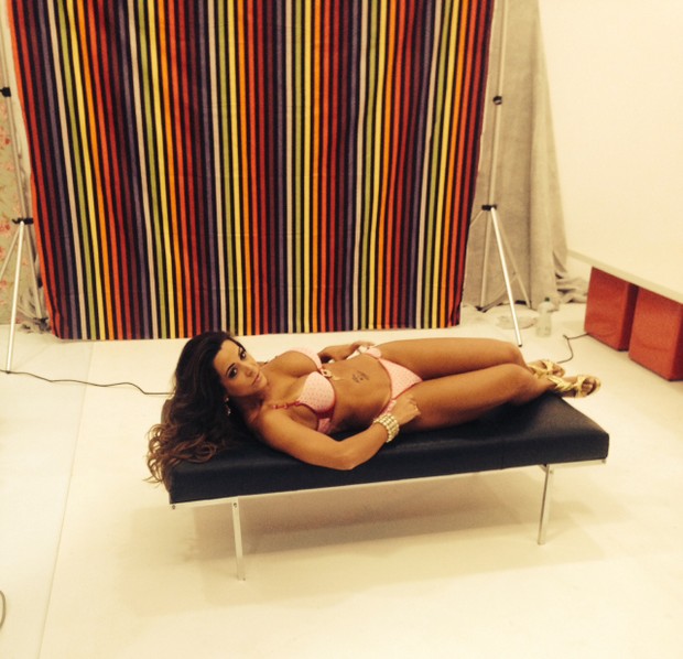Bastidores do primeiro dia de ensaio das candidatas do Miss Bumbum Brasil (Foto: Divulgação MBB4)