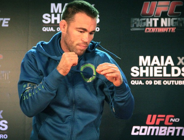 Jake Shields Treino Aberto UFC Barueri (Foto: Rodrigo Malinverni)