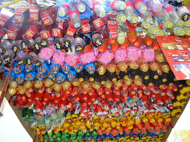 Ovos da páscoa, Cacoal, RO (Foto: Magda Oliveira/G1)